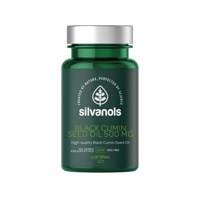 SILVANOLS Black Cumin Seed Oil 500 mg kapsulas N60