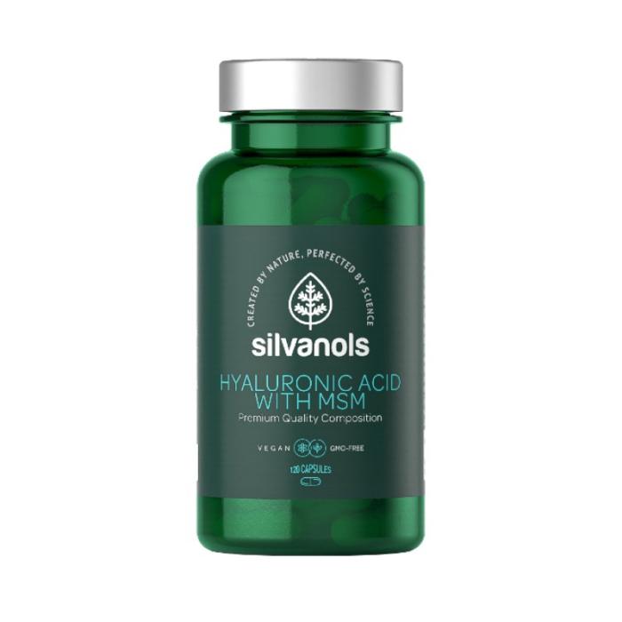 SILVANOLS Hyaluronic acid with MSM kapsulas N120