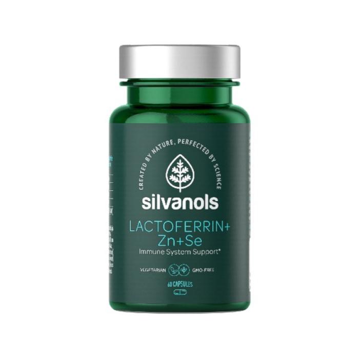 SILVANOLS Lactoferrin+Zn+Se kapsulas N60