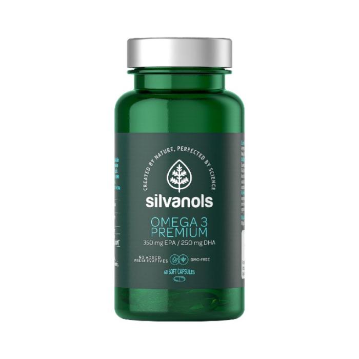 SILVANOLS Omega 3 Premium kapsulas N60