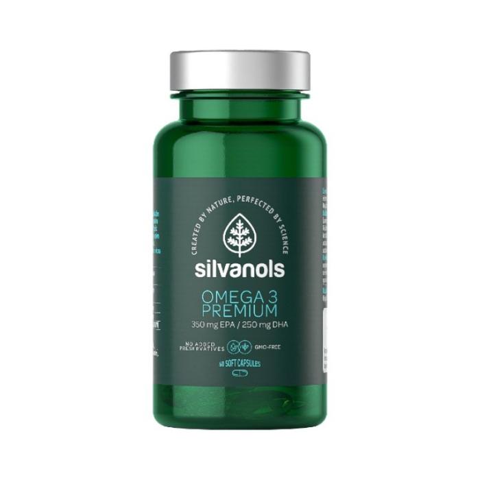SILVANOLS Omega 3 Premium kapsulas N60