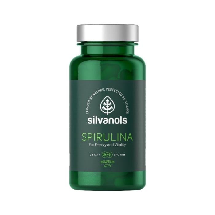 SILVANOLS Spirulina kapsulas N100