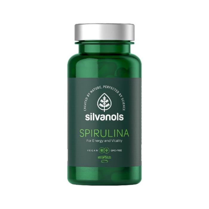 SILVANOLS Spirulina kapsulas N100