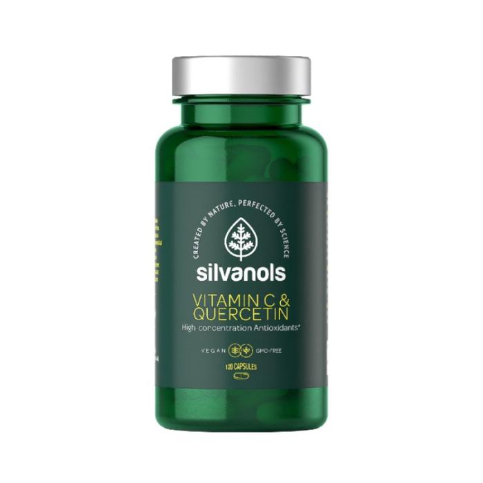 SILVANOLS Vitamin C & Quercetin kapsulas N120