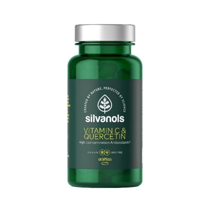 SILVANOLS Vitamin C & Quercetin kapsulas N120