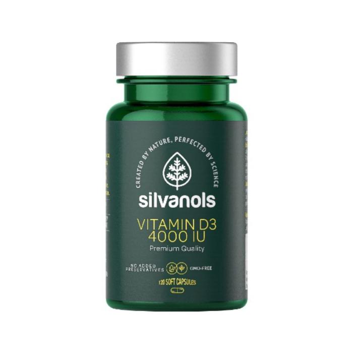 SILVANOLS Vitamin D3 4000 IU kapsulas N120