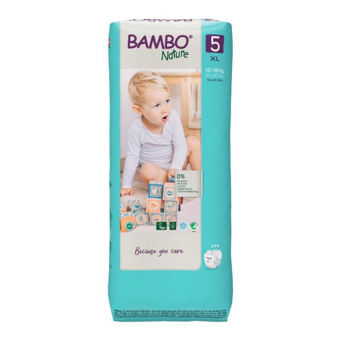 BAMBO NATURE autiņbiksītes 5.izmērs 12-18kg N44