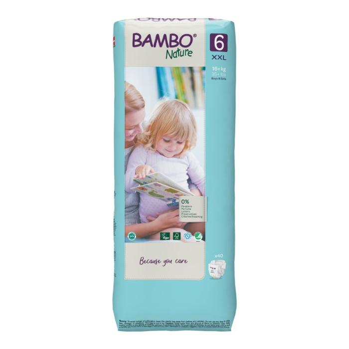 BAMBO NATURE autiņbiksītes 6.izmērs 16+kg N40