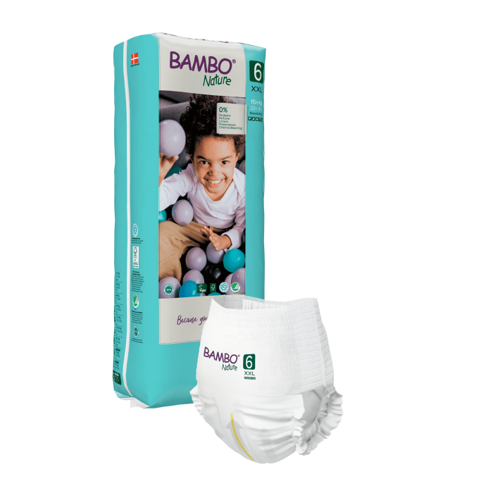 BAMBO NATURE biksītes 6.izmērs 18+ kg N38
