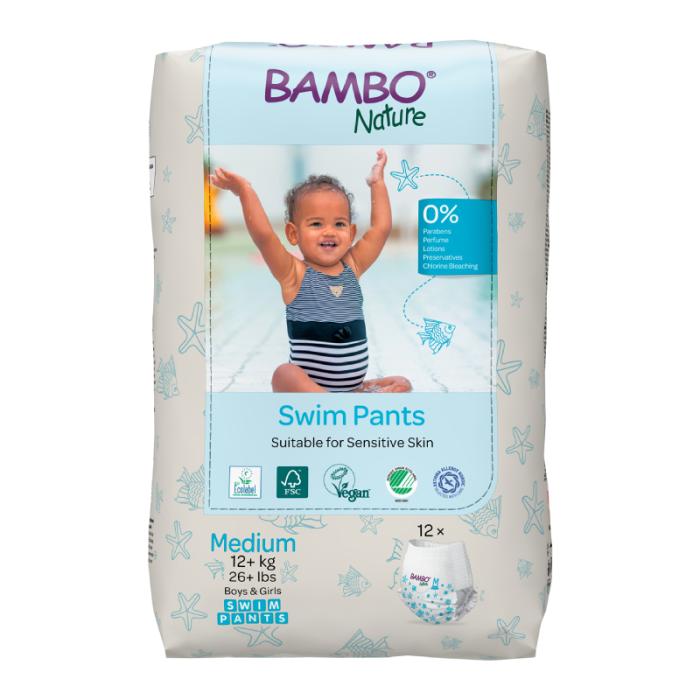 BAMBO NATURE Swim Pants peldēšanās biksītes M 12+ kg N12