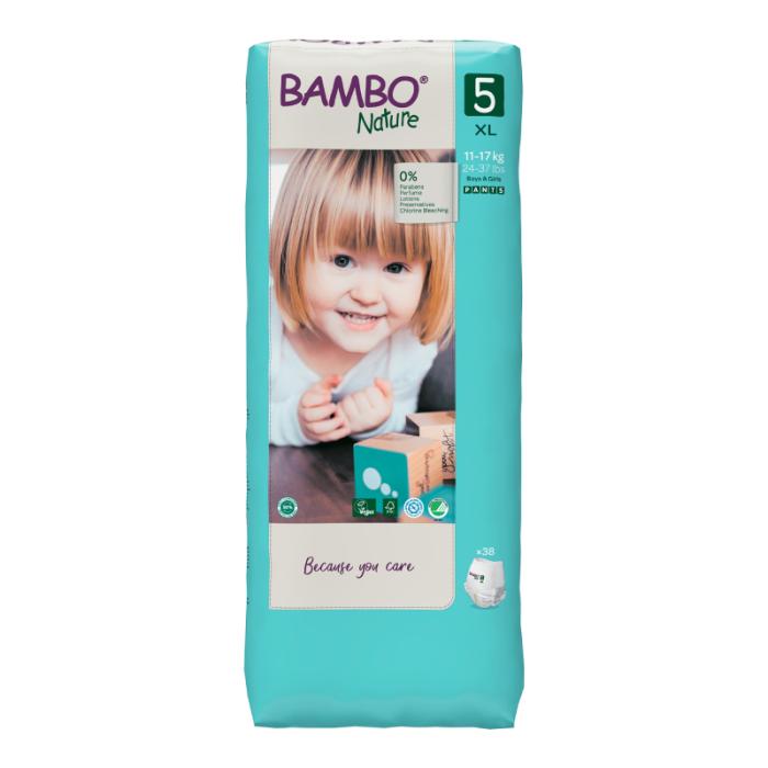 BAMBO NATURE biksītes 5. izmērs 12-18 kg N38
