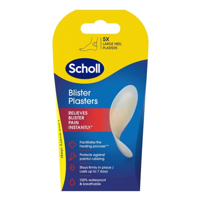 SCHOLL Plāksteri papēžu tulznām, lieli N5