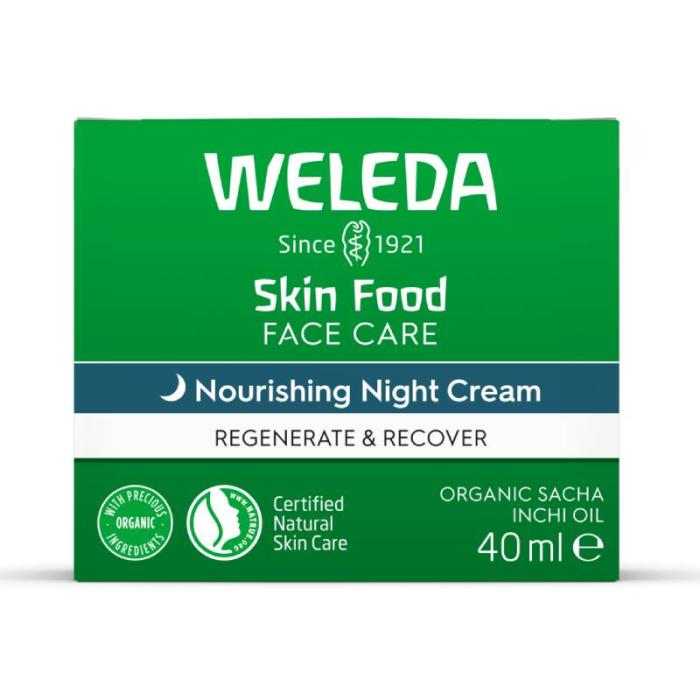 WELEDA Skin Food barojošs nakts krēms 40 ml