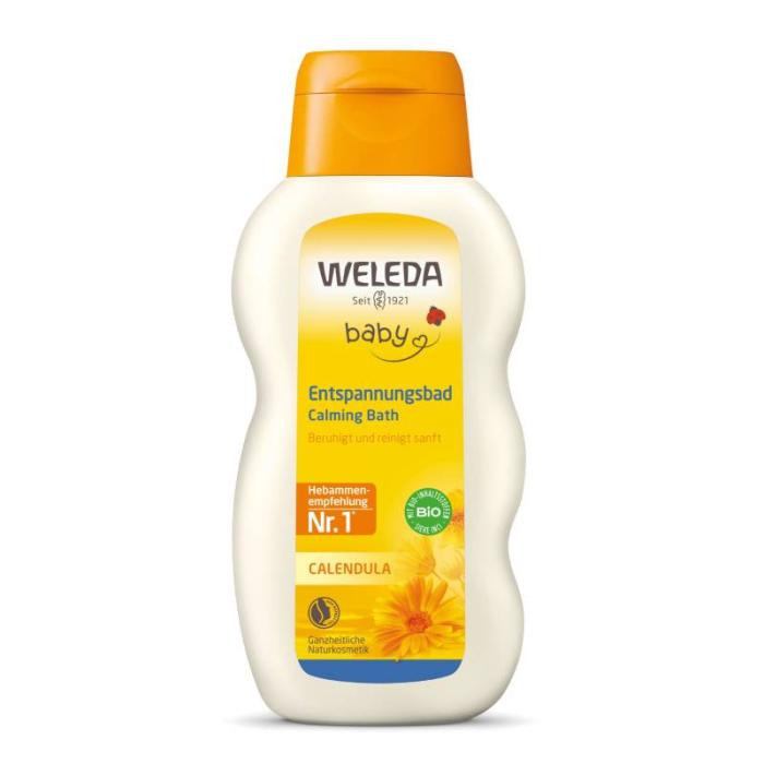 WELEDA Baby Calendula vannas piedeva ar kliņģerītēm 200 ml