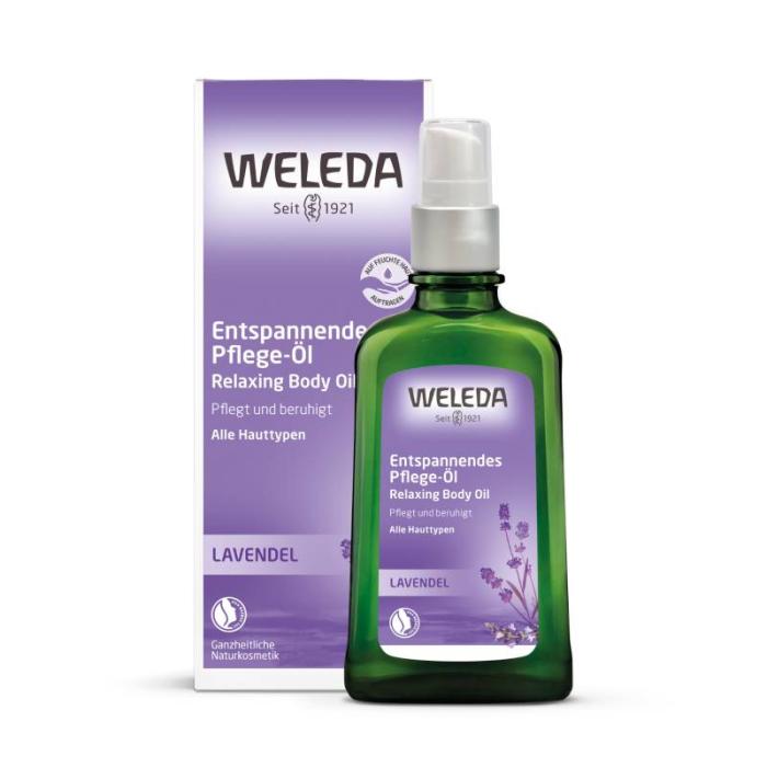 WELEDA Lavender nomierinoša ķermeņa eļļa 100 ml
