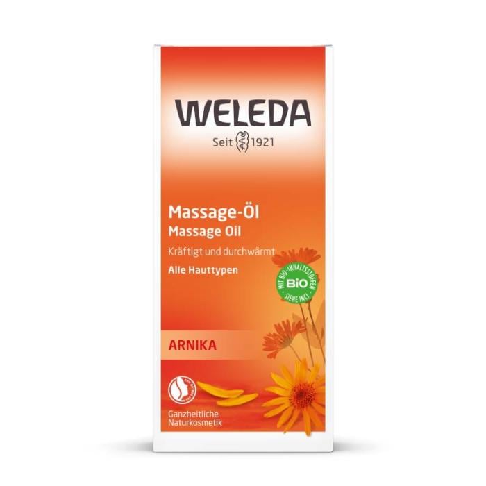 WELEDA Arnika sildoša ķermeņa masāžas eļļa 100 ml