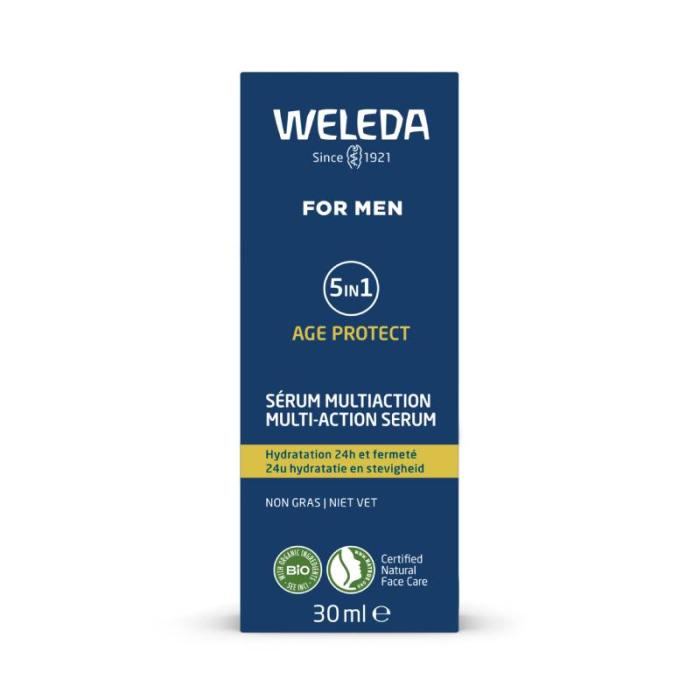 WELEDA For Men  5in1 Age Protect Multi-Action serums 30 ml