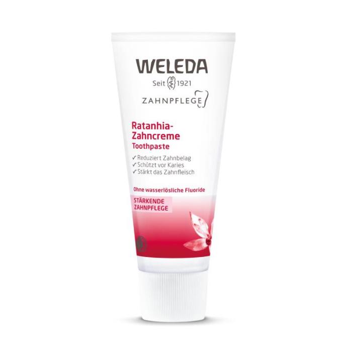 WELEDA zobu pasta ar ratāniju, jutīgām smaganām 75 ml