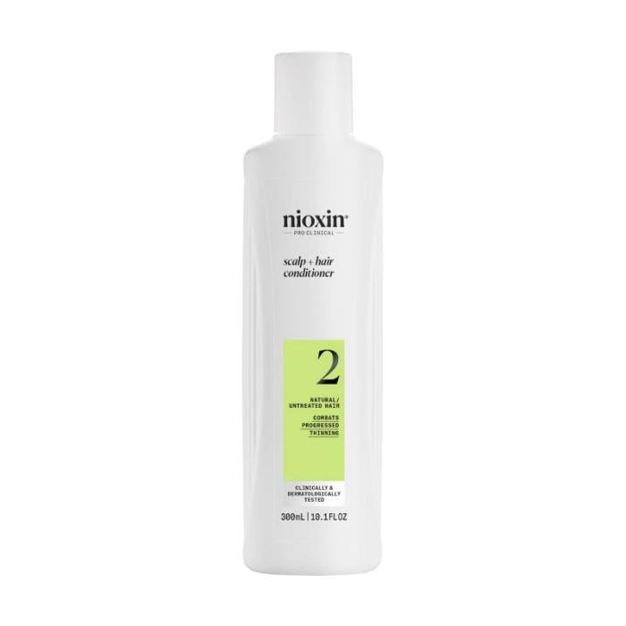 NIOXIN System 2 kondicionieris dabiskiem matiem ar progresējošu tendenci kļūt plānākiem 300ml