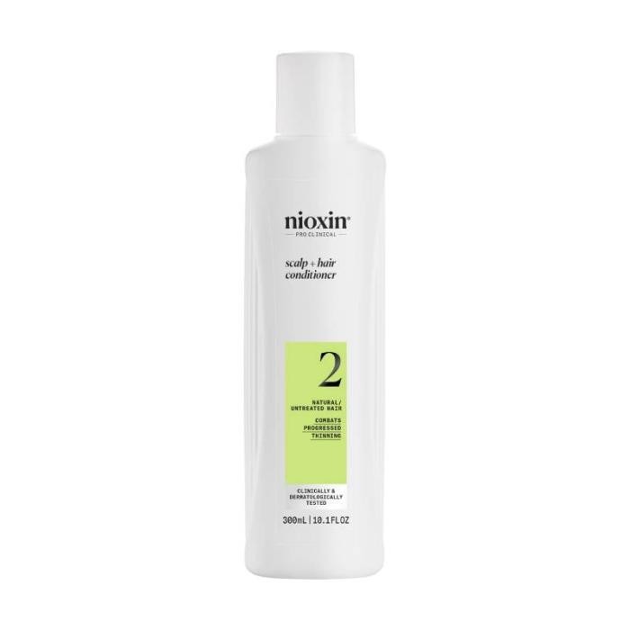 NIOXIN System 2 kondicionieris dabiskiem matiem ar progresējošu tendenci kļūt plānākiem 300ml
