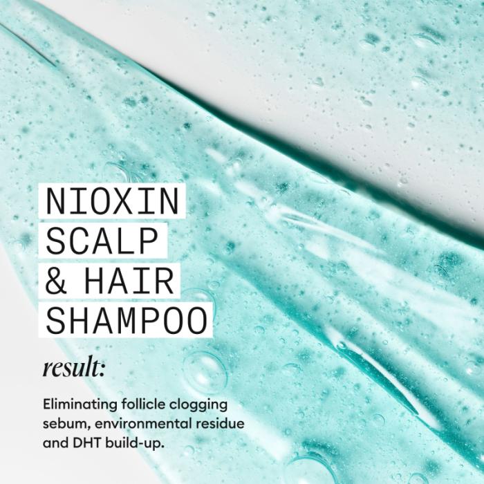NIOXIN System 3 šampūns krāsotiem matiem ar vieglu tendenci kļūt plānākiem 300ml