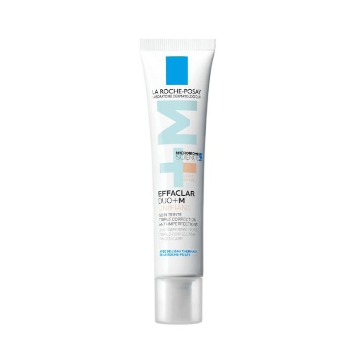 LA ROCHE-POSAY Effaclar Duo+M Unifiant tonēts krēms, gaišais tonis 40 ml