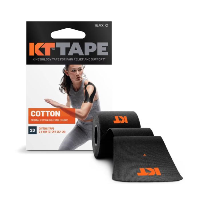 KT TAPE teips melns, strēmeles N20
