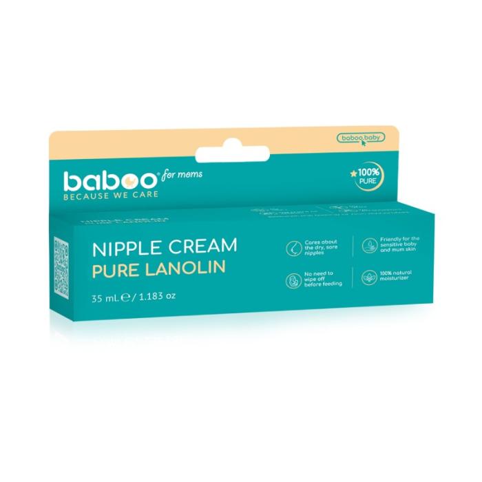BABOO Lanolin krēms krūtsgaliem 35 ml