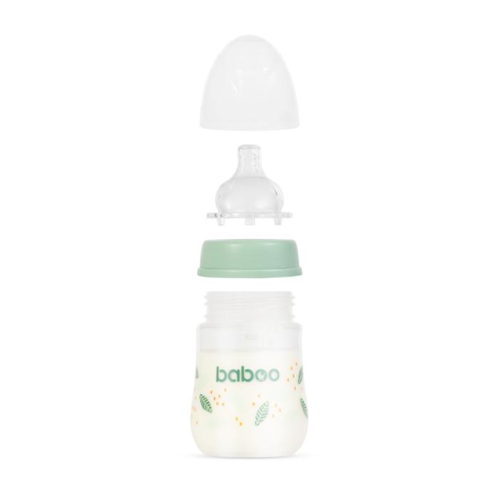 BABOO pretkoliku barošanas pudelīte, Peachy Keen, 0+ mēneši 180 ml