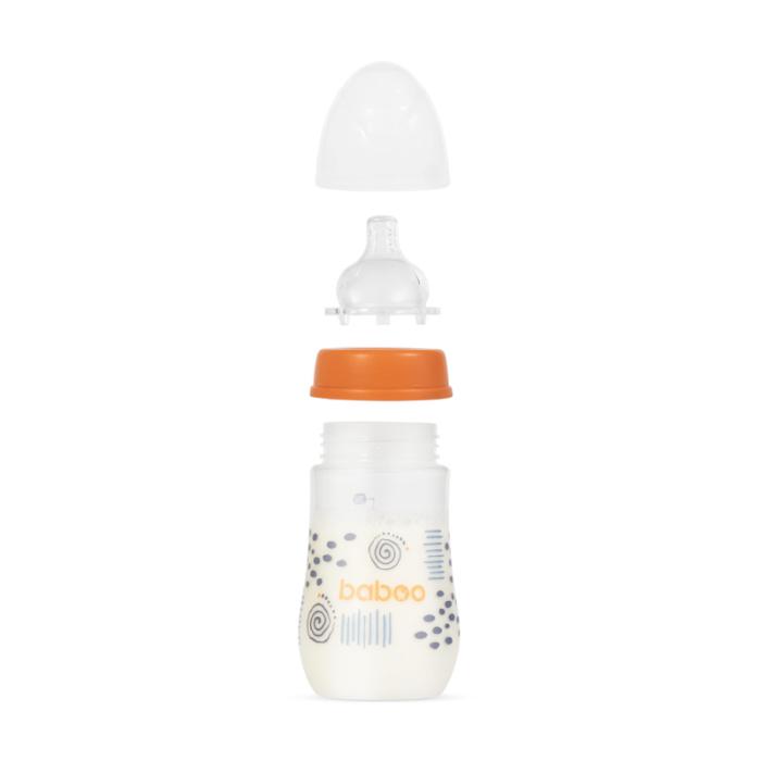 BABOO pretkoliku barošanas pudelīte, Blue Haze , 3+ mēneši 250 ml