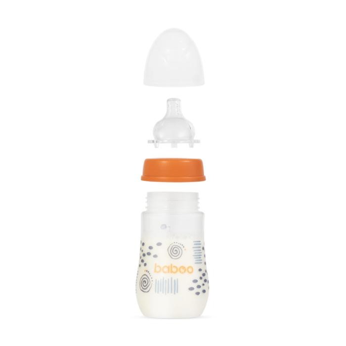 BABOO pretkoliku barošanas pudelīte, Blue Haze , 3+ mēneši 250 ml