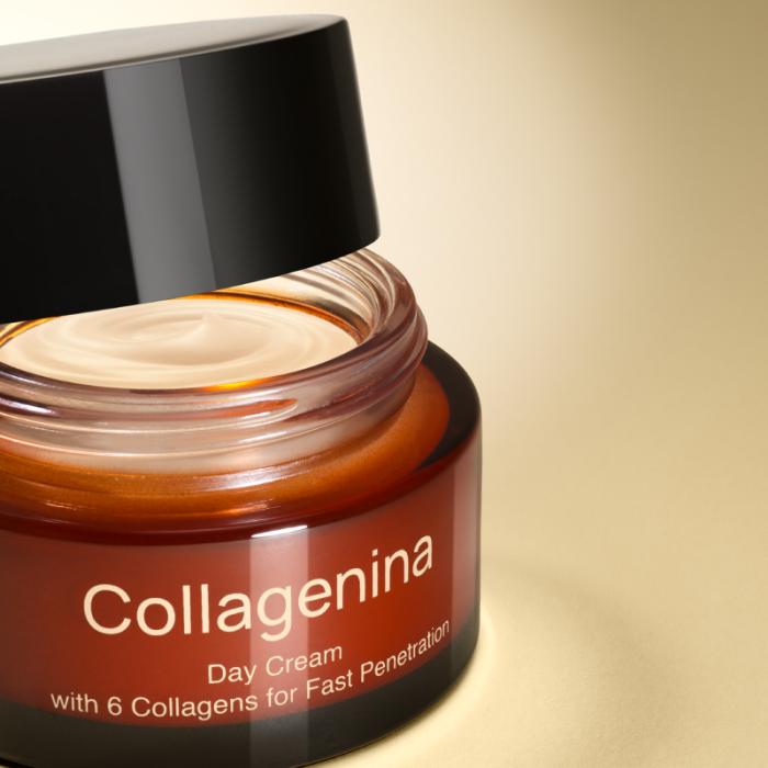 COLLAGENINA dienas krēms ar 6 veidu kolagēniem, intensitāte 3 50 ml