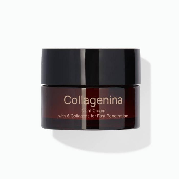 COLLAGENINA nakts krēms ar 6 veidu kolagēniem, intensitāte 2 50 ml