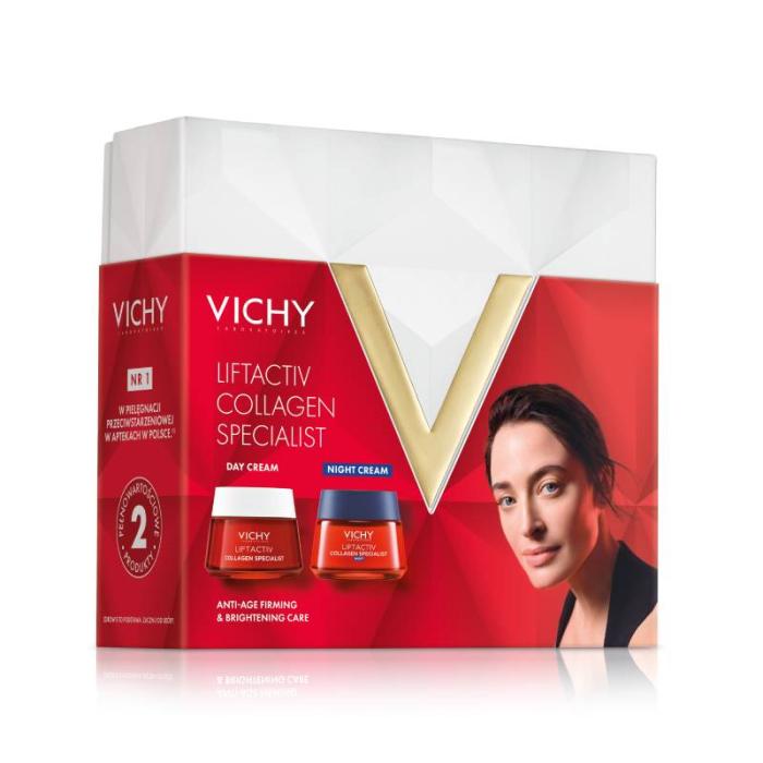 VICHY Liftactiv Collagen Specialist dāvanu komplekts 50ml + 50ml