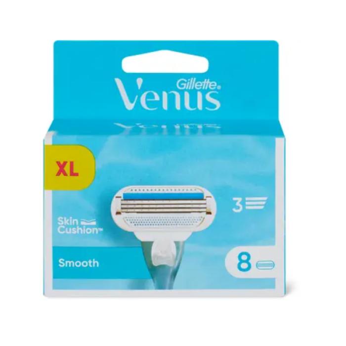 GILLETTE Venus 3 Smooth maināmas skuvekļa galviņas N8