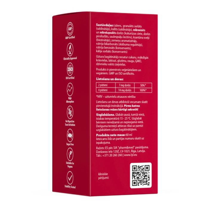 LYL F26 SPRAY iron boost, sprejs, 60 ml