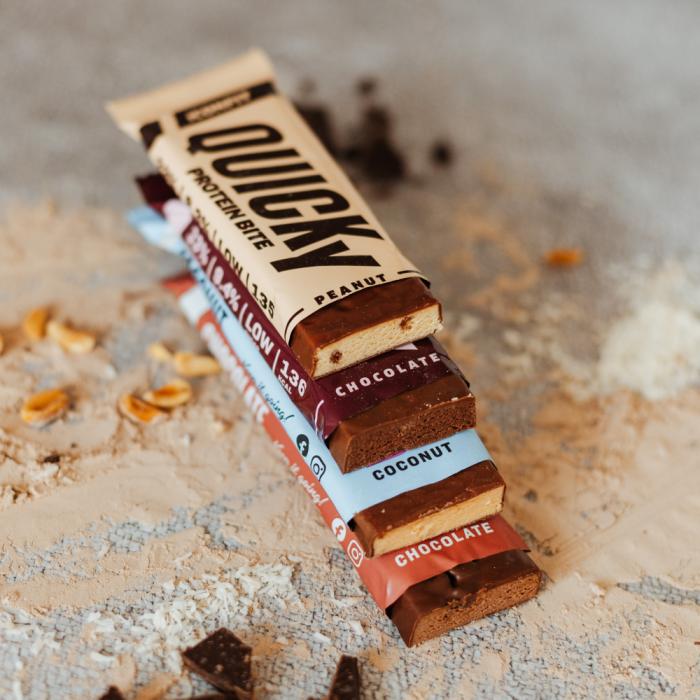 ICONFIT Quicky Protein Bite zemesriekstu proteīna batoniņš 35 g