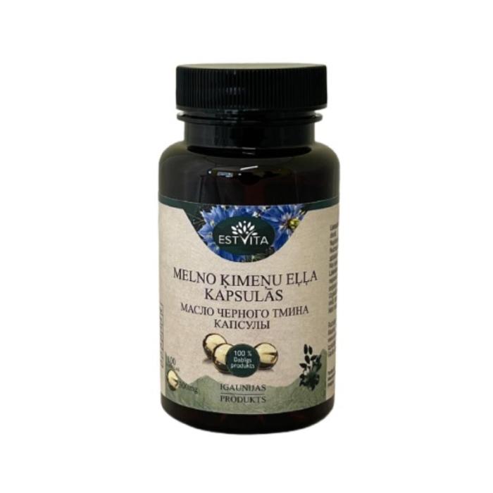 ESTVITA Melno ķimeņu eļļa kapsulas N100