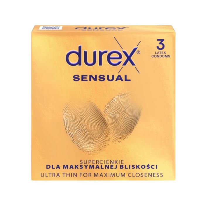 DUREX Sensual prezervatīvi N3