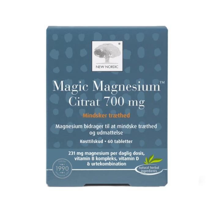 NEW NORDIC Magic Magnesium Citrat 700 mg tabletes N60