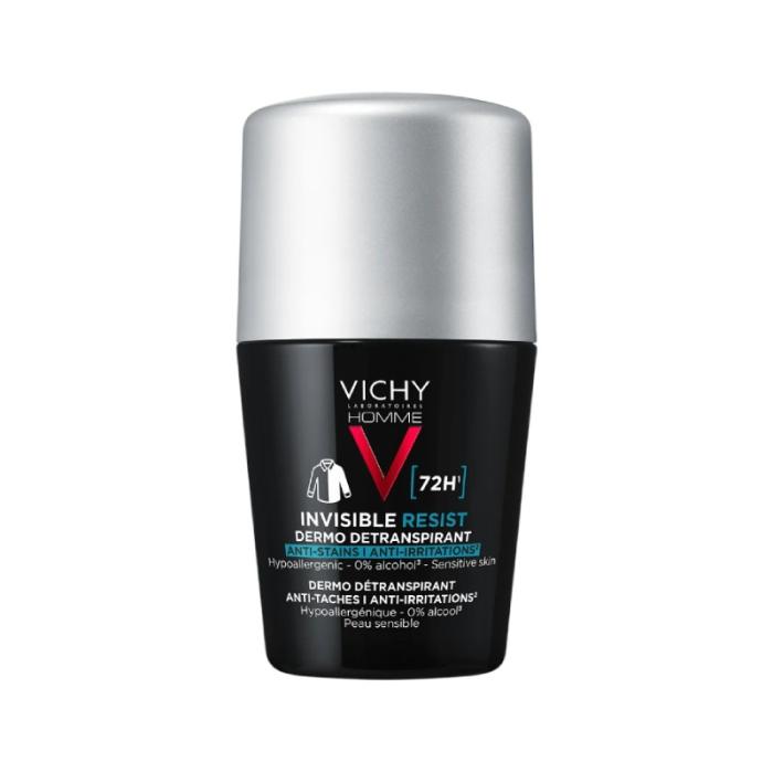 VICHY Homme Invisible Resist Roll-On 72h antiperspirants 50ml