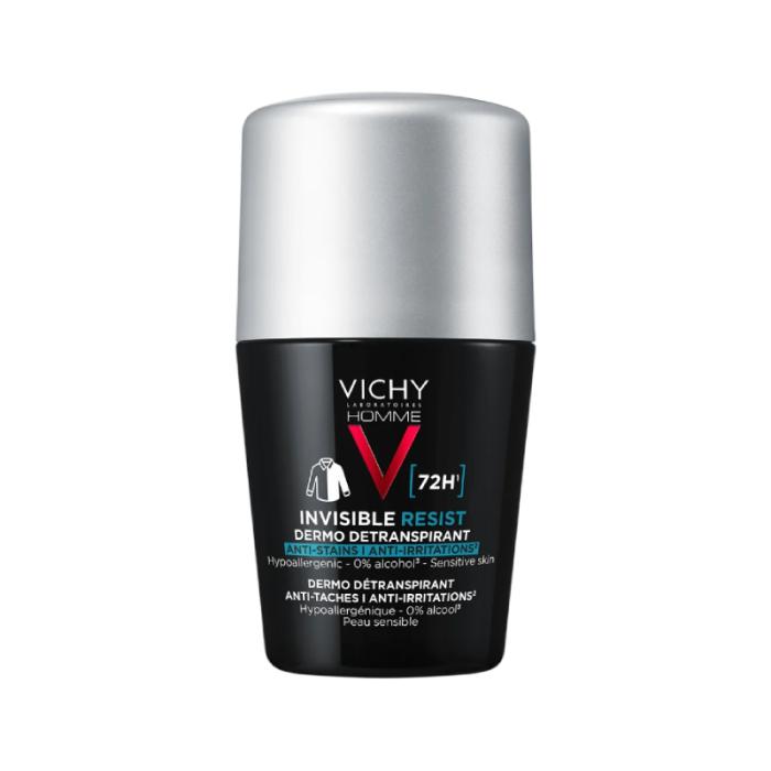 VICHY Homme Invisible Resist Roll-On 72h antiperspirants 50ml