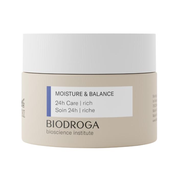 BIODROGA Moisture&Balance 24h Care Rich krēms sausai ādai 50ml