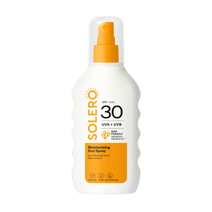 SOLERO SUN SPF30 mitrinošs saules aizsargsprejs 200ml