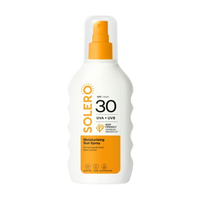 SOLERO SUN SPF30 mitrinošs saules aizsargsprejs 200ml