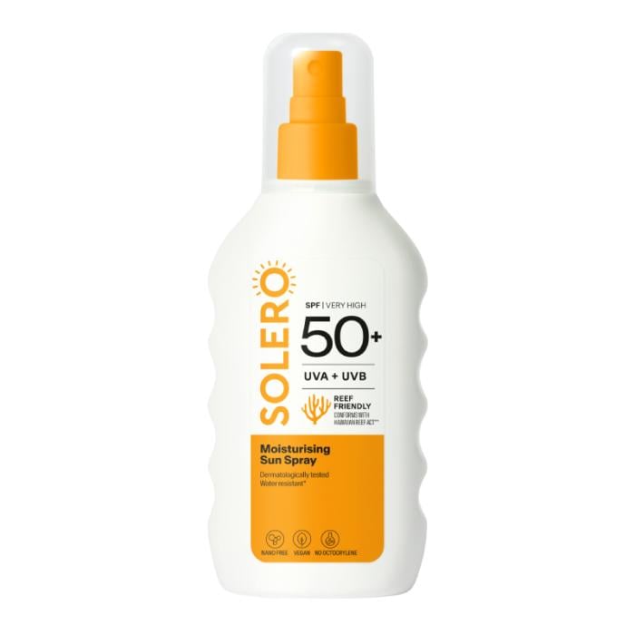 SOLERO SUN SPF50+ mitrinošs saules aizsargsprejs 200ml