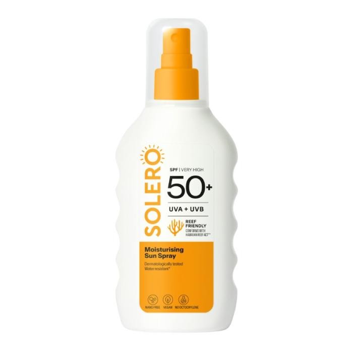 SOLERO SUN SPF50+ mitrinošs saules aizsargsprejs 200ml