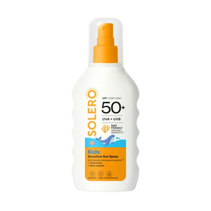 SOLERO Kids Sensitive Sun SPF50+ saules aizsargrspejs bērniem 200ml