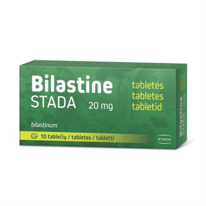 BILASTINE STADA 20mg tabletes N10