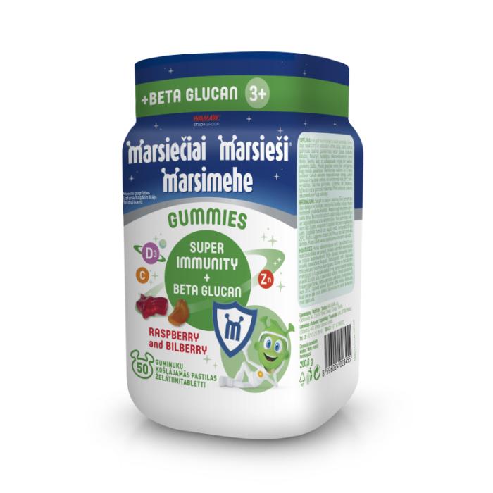 MARSIEŠI Gummies Super Immunity košļājamās pastilas N50